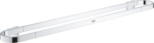 Grohe Selection Ράγα Μπάνιου Διπλή Επιτοίχια με Βίδες ​60x60cm Ασημί