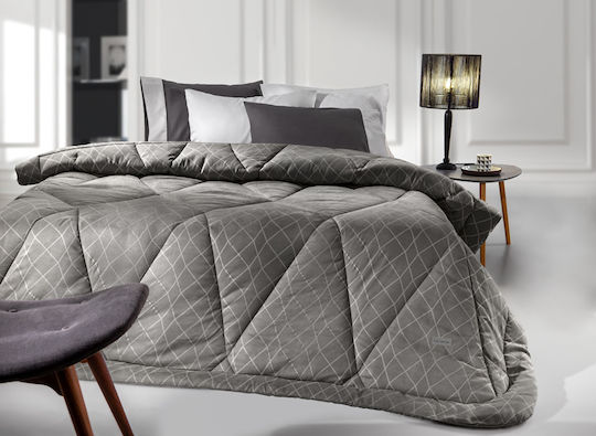 Guy Laroche Bettdecke Einzelbett 160x220cm Rebel Anthracite