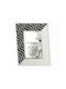 Slevori Wave Silver Black Photo Frame