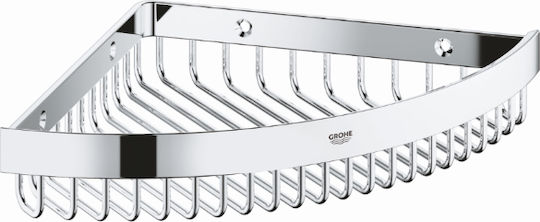 Grohe Selection Cube Σπογγοθήκη Επιτοίχια Inox Chrome