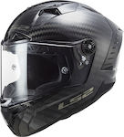 LS2 FF805 Thunder Solid Full Face Helmet with Pinlock and Sun Visor ECE 22.05 1450gr SOLID CARBON KR4248
