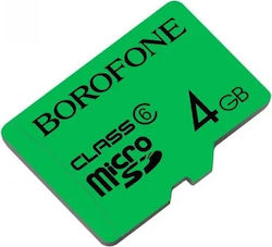 Borofone microSDHC 4GB Clasa 6