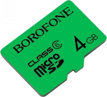 Borofone microSDHC 4GB Class 6