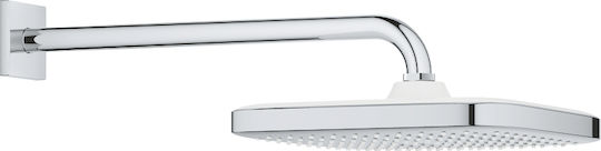 Grohe Tempesta 250 Cube Square Showerhead 25x25cm with Arm 38cm