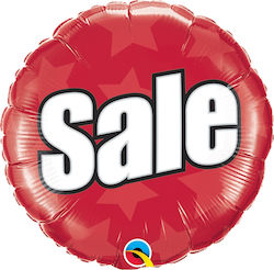 Balloon Foil Round Red 46cm