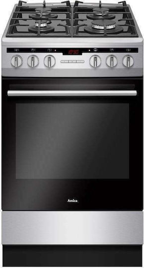 Amica 57GcES3.33HZpTaA(Xx) Herd 62Es B50cm. Inox