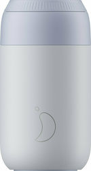 Chilly's S2 Glas Thermosflasche Rostfreier Stahl BPA-frei Hellblau 340ml 22112