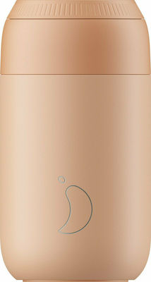 Chilly's S2 Glas Thermosflasche Rostfreier Stahl BPA-frei Orange 340ml 22118