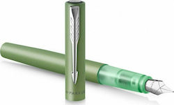 Parker Vector XL Writing Pen Fine Green with Blue Ink