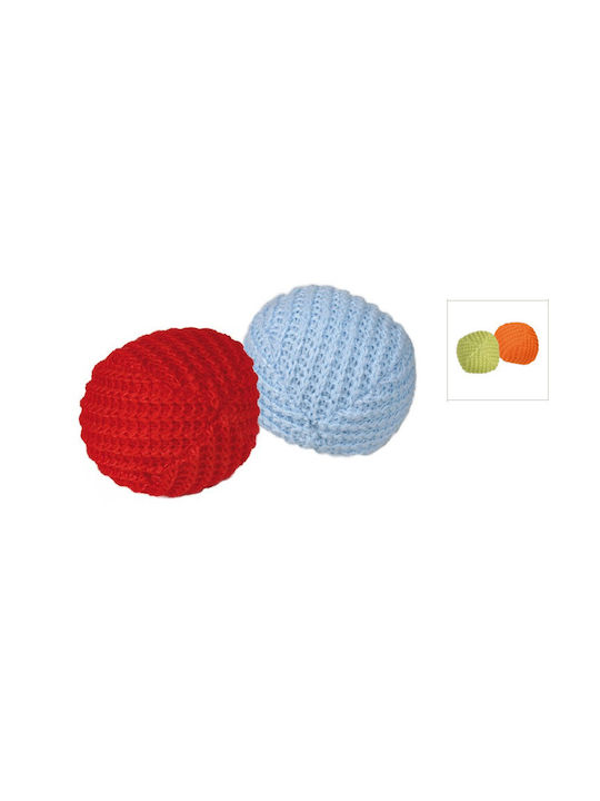 Trixie Cat Toy Ball Set of Knitted Balls Red/Blue 2pcs 45728