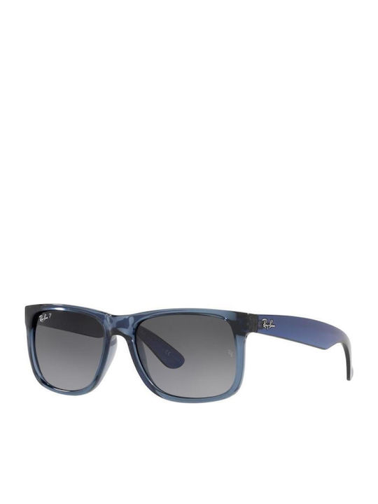 Ray Ban Justin Unisex Γυαλιά Ηλίου με Μπλε Κοκκ...