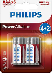 Philips Power AAA 1.5V 6buc LR03P6BP/10