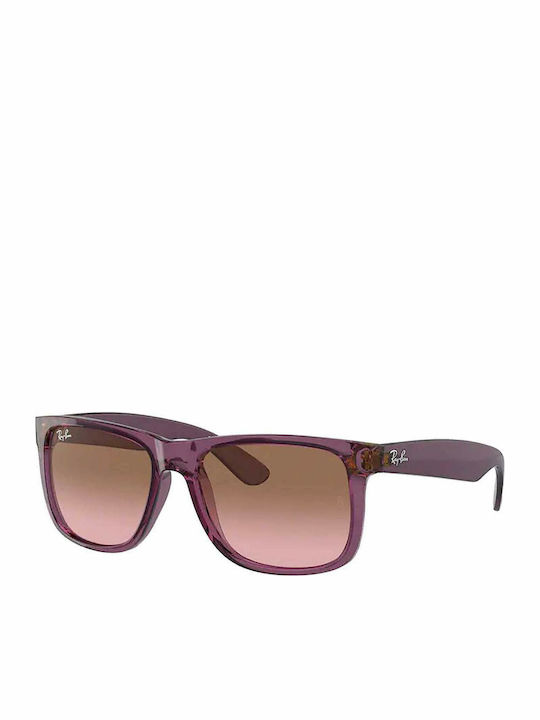 Ray Ban Justin Unisex Γυαλιά Ηλίου με Μωβ Κοκκά...
