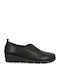 Parex Leder Anatomisch Damen Slip-Ons Schwarz