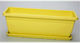 Micplast Mojito 60 Planter Box 60x17cm in Yellow Color 018.076004