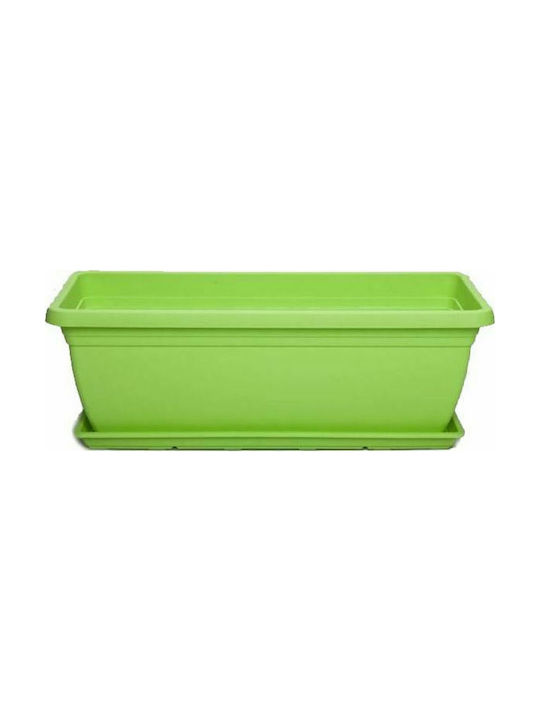 Micplast Mojito 40 Planter Box 40x17cm in Green Color 018.074006