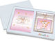 Slevori Mäuschen Bilderrahmen für Kinder Rosa 10 x 10 cm