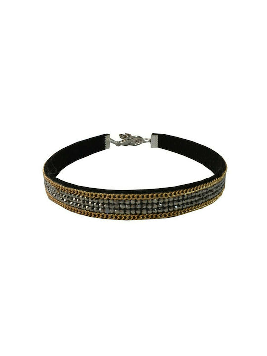 Woofmoda Colier Strass Perimetrul Accesorii pentru câini 27cm A64-