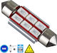 GloboStar Lamps Car C5W Canbus LED 6000K Cold W...