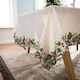 Gofis Home 425 Christmas Fabric Tablecloth Ornament L135xW135cm