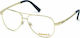 Timberland Rame Ochelari Pentru Bărbați Metalic Auriu TB1647-032