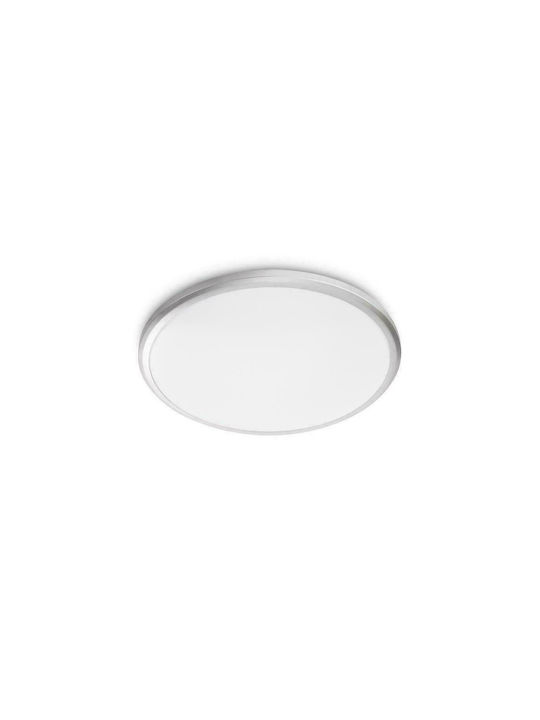 Philips Classic Metallic Ceiling Mount Light with Integrated LED in Silver color 28.7pcs