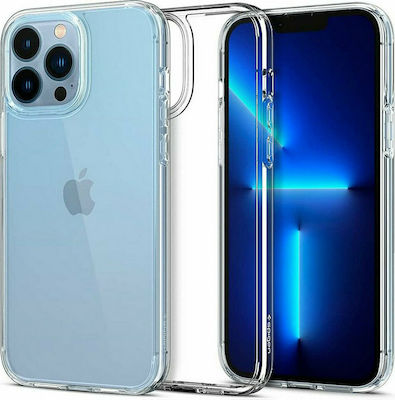 Spigen Ultra Hybrid Silicone / Plastic Back Cover Transparent (iPhone 13 Pro Max)