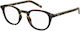 Levi's Plastic Eyeglass Frame Cat Eye Brown Tor...