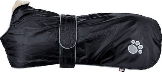 Trixie Orleans Black Fleece / Waterproof Dog Coat with 70cm Back Length