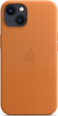 Apple Leather Case with MagSafe Coperta din spate Piele Golden Brown (iPhone 13) MM103ZM/A