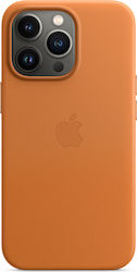 Apple Back Cover Leather Golden Brown (iPhone 1...