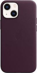 Apple Umschlag Rückseite Leder Dark Cherry (iPh...