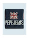 Pepe Jeans Lucas Flag Παιδικό Κασκόλ Λαιμός Πλεκτός Μπλε