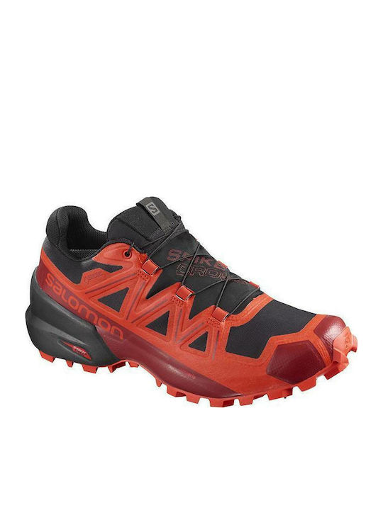 Salomon Spikecross 5 408082 Ανδρικά Παπούτσια Trail Running Πορτοκαλί Αδιάβροχα με Μεμβράνη Gore-Tex | Skroutz.gr