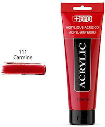 +Efo Acrylic Acrylic Paint Set in Rot color 111 Karmin 120ml 1Stück 389111