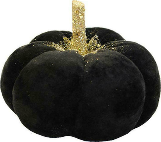 Atmosphera Christmas Fabric Figure Pumpkin Black Length 9.5cm