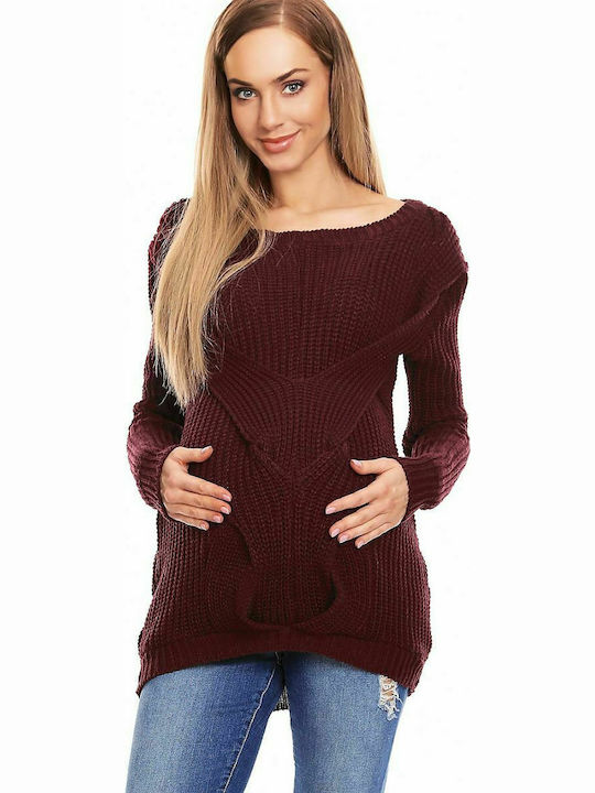 PeeKaBoo 40029 Pullover Schwangerschafts-Tops Burgundisch 132031