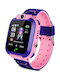 Kinder Smartwatch mit GPS und Kautschuk/Plastik Armband Purple