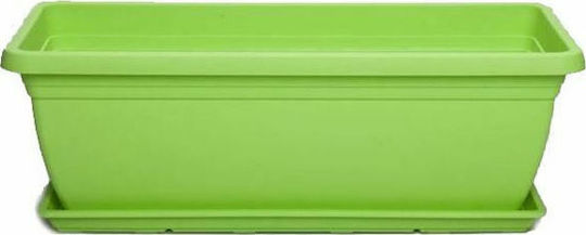 Micplast Mojito Planter Box Plastic Green