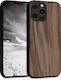 KWmobile Back Cover Ξύλινο Dark Brown (iPhone 1...
