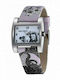 Time Force Kinder-Analoguhr mit Lederarmband Lila