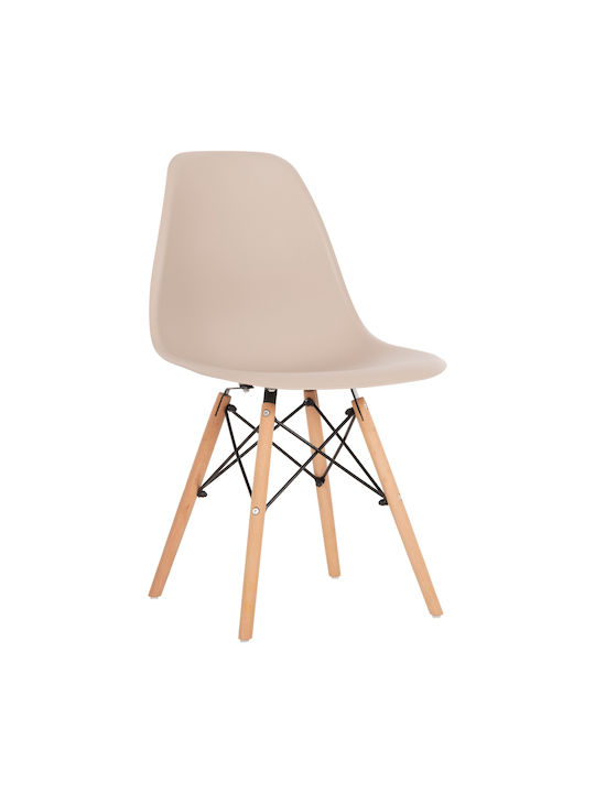 Twist Kitchen Polypropylene Chair Cappuccino 46...