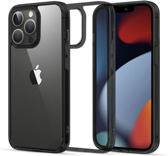 Ugreen Protective Fusion Back Cover Σιλικόνης / Πλαστικό με Λουράκι Μαύρο (iPhone 13 Pro)