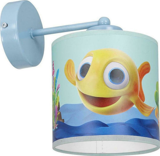 Παιδικό Φωτιστικό Τοίχου Μεταλλικό Milagro Fish