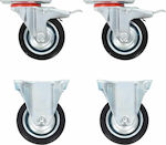 vidaXL Wheel Wheels Swivel 8pcs 75mm