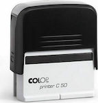 Colop Σφραγίδα Printer C 50 Αυτόματη Ορθογώνια "Κειμένου" με Μαύρο Σώμα 69x30mm