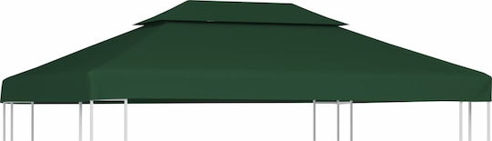 vidaXL Pavillonabdeckung 310gr/m² Grünes mit PVC-Beschichtung 3x4m