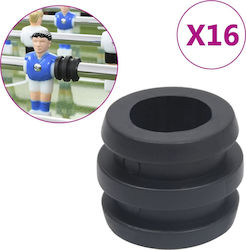 vidaXL Λάστιχο Μπάρας για Ποδοσφαιράκι Football Table Rod Stoppers for 15,9/16 mm Rod 16pcs