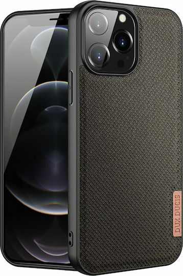 Dux Ducis Fino Back Cover Σιλικόνης / Υφασμάτινο Πράσινο (iPhone 13 Pro Max)