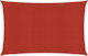 vidaXL Shade Sail Red 3.5x5m made of HDPE